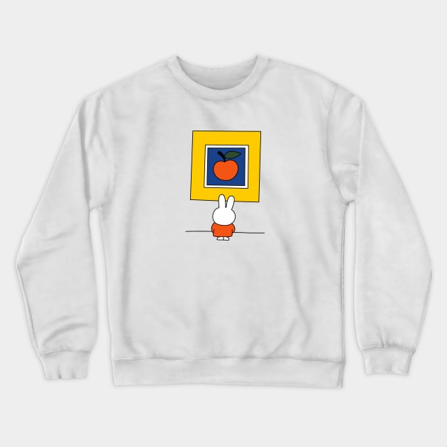 Miffy at the Museum Crewneck Sweatshirt by FoxtrotDesigns